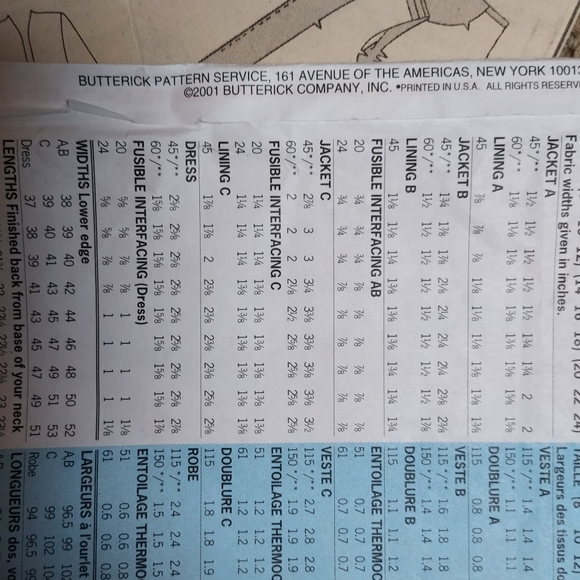 Vintage Butterick Pattern 3079 Size 14 16 18 Uncut Diahann Carroll Jacket Dress - Picture 4 of 4